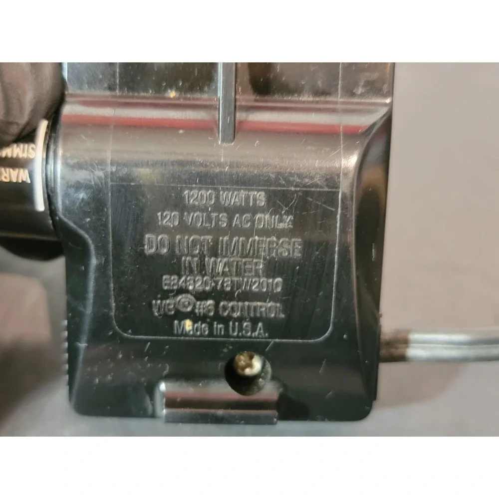 West Bend Electric‎ Power Cord Heat Control 1970's Fondue Pot Model #88502